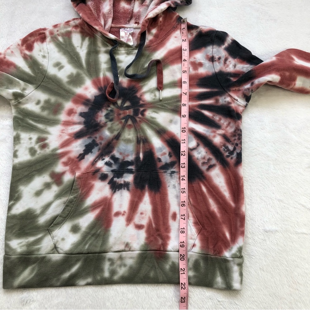 No Boundaries, Tie Dye Hooded Sweatshirt, Size S (Girl) - Picture 10 of 15
